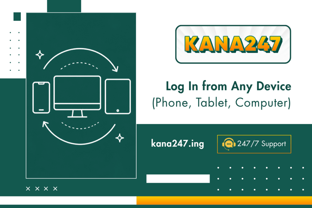 Log In from Any Device (Phone, Tablet, Computer)